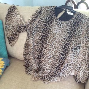 Calvin Klein Shear Blouse